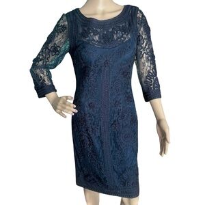 🫐Sue Wong Nocturn Lace Cocktail Dress🫐